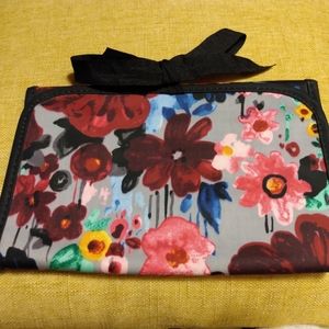 Thirty One Watercolor Travel Bag, Makeup Case, Organizer